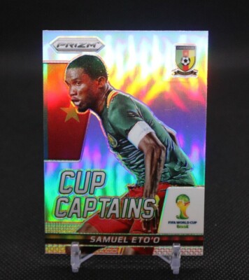 2014 Panini Prizm World Cup Samuel Eto'o Cup Captains Silver Prizms Refractor