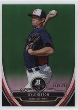 2013 Bowman Platinum Prospects Chrome Green Refractor 379/399 Kyle Gibson y0i