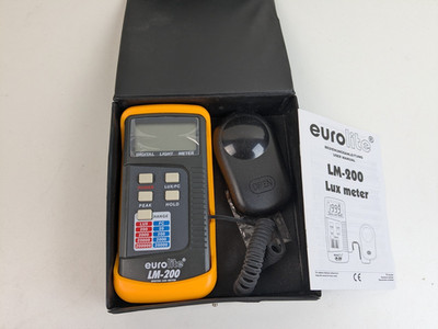Eurolite LM-200 Beleuchtungsmesser Luxmeter