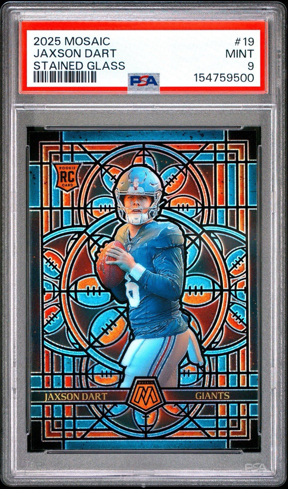 Jaxson Dart Panini Mosaic Stained Glass #19 Base