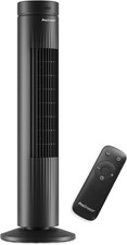 Pro Breeze® 30" Tower Fan, Ultra Quiet Operation, 7-Hour Digital 30", Black 