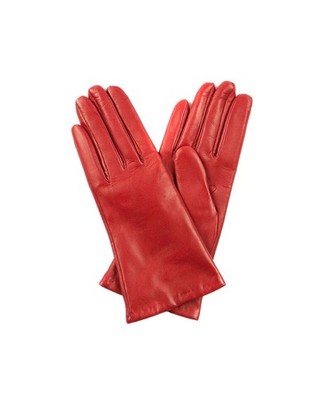 Portolano Women's Leather Gloves Women's Red 7