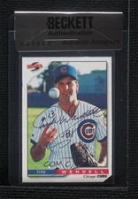 BAS 1996 Score Turk Wendell #483 Beckett Auth Sticker Auto 3c7