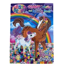 Lisa Frank Giant Coloring & Activity Book - Rainbow Chaser And Lollipop