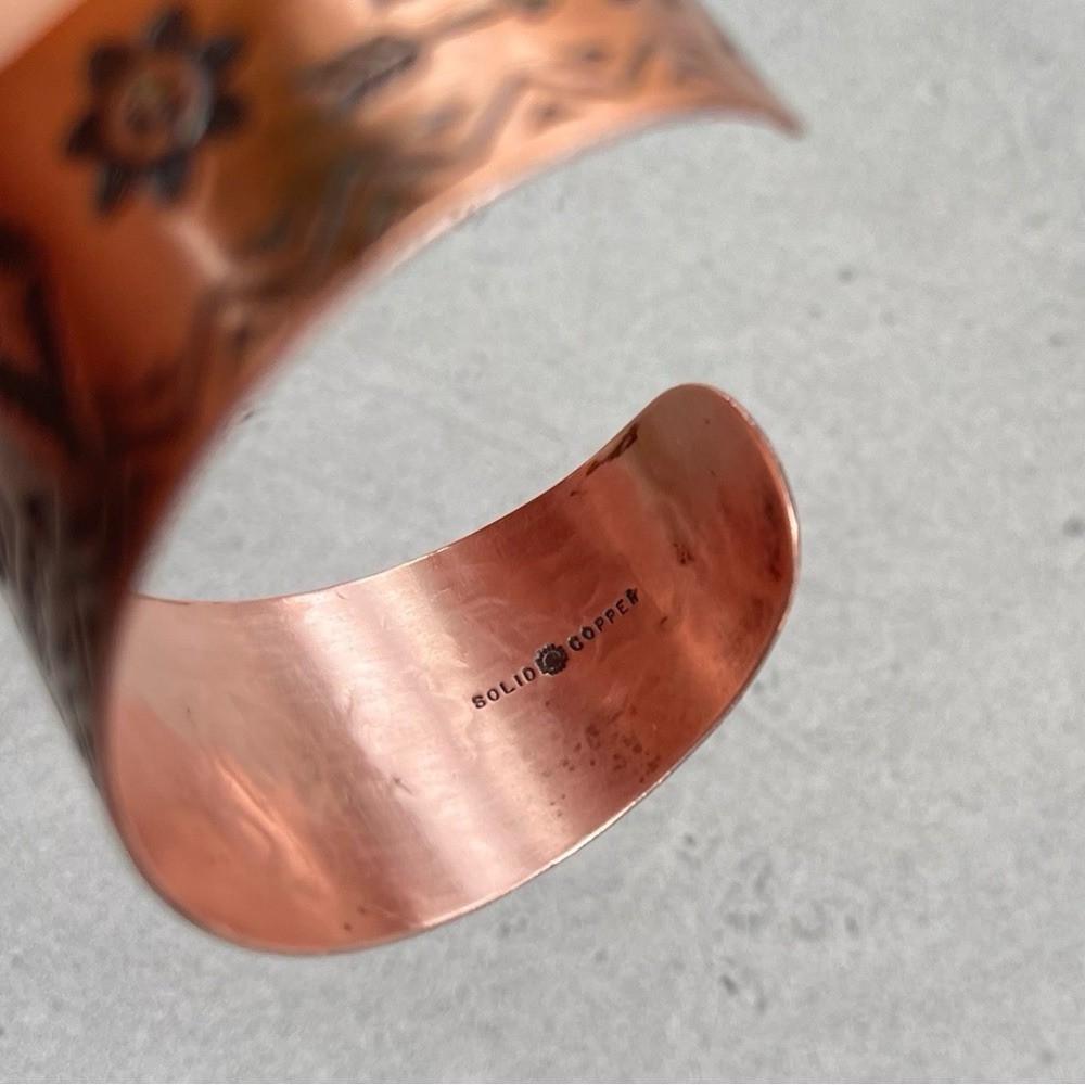 Bell Trading Post Solid Copper Native American Th… - image 2