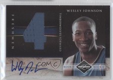 2010 Panini Limited Jersey Numbers Signatures 32/99 Wesley Johnson #4 Auto 1u6