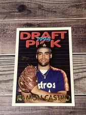 Houston Astros 1995 Topps #313 Ramon Castro 1994 Draft Pick RC Baseball Card