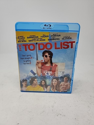 #ad #ad The To Do List Blu ray 2013 Aubrey Plaza Bill Hader Andy Samberg RARE $29.69