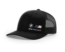 B.M.W Motorsport Trucker Hat – Embroidered Racing Cap, Car Fan Gift