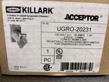 Killark UGRO-20231 20A 125V Bladed Receptacle