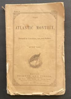 THE ATLANTIC MONTHLY JUNE 1862 WALKING by H.D. THOREAU ORIGINAL PUBLICATION