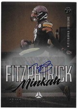 Minkah Fitzpatrick 2021 PANINI LUMINANCE NFL AUTOGRAPH CARD Steelers AUTO SP /18