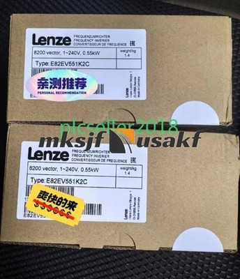 1 PCS New LENZE E82EV551_2C inverter E82EV551K2C US Free tax *pz