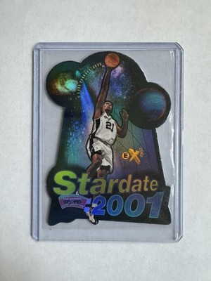 1997-98 E-X2001 #5 SD Tim Duncan X2001 - Star Date 2001