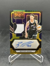 2024 Panini Select WNBA Brittney Griner Patch Autograph Black Gold 2/5 #AM-BG