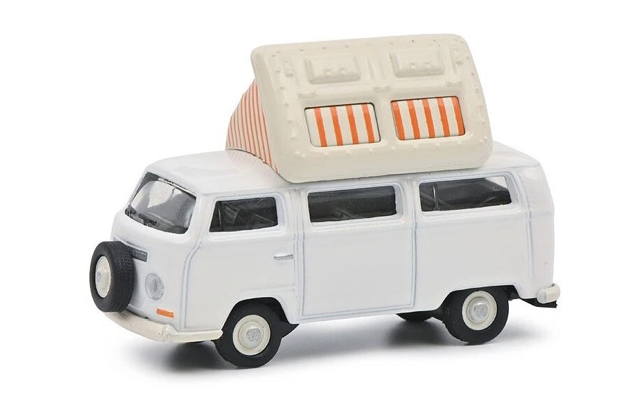SCHUCO, VOLKSWAGEN T2A bu camper van set di 8 pezzi, 1/87,  SCH26685 - Immagine 2 di 4