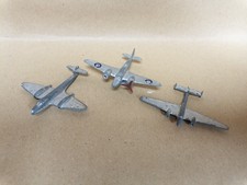 Dinky Aircraft Bundle medium bomber, comet, twin engine fighter. worn condition 