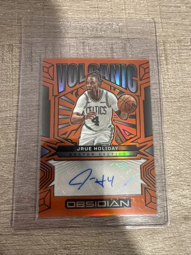 2025 Panini Obsidian Volcanic Jrue Holiday Auto Orange 55/99