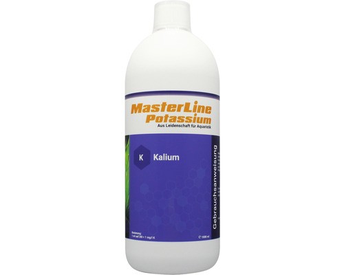 AquariumpflanzendüNger Masterline Kalium Potassium 1000 Ml Reiner KaliumdüNger-image