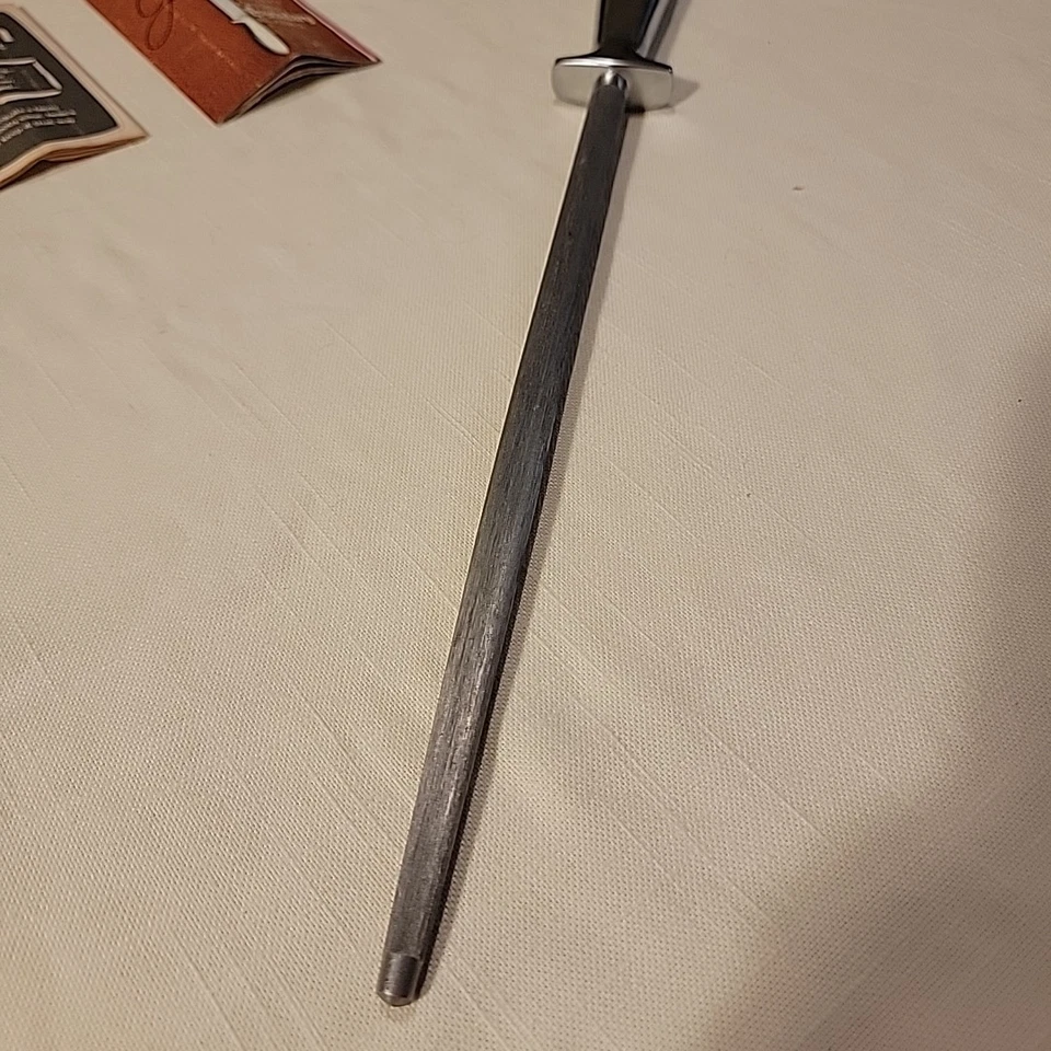 VTG Gerber Gungnir 17” Knife Blade Sharpener Honing Steel Rod Original Paperwork - Image 4 of 4