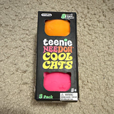 Schylling Teenie NeeDoh Cool Cats 3-Pack Tactile Squeeze Toy