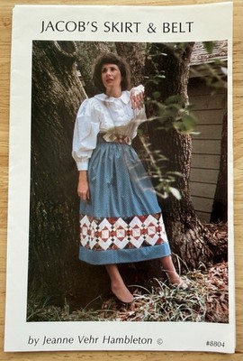 VTG Sewing Pattern Jacob s Skirt & Belt Jeanne Vehr Hambleton Size S-L Uncut