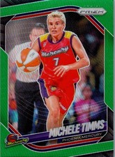2025 Panini Prizm WNBA #133 Michele Timms Green Prizms