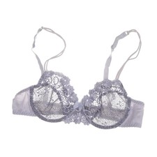 Barbara, BH, Größe: 75B, 568 B, Grau, Elasthan/Polyamid/Polyester, Spitze #uuE