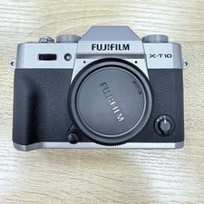 Fujifilm X-T10 16mp Mirrorless Digital Camera Silver -Tested Body Only 