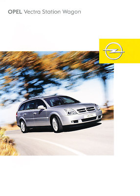 2004 Opel Vectra Wagon German Sales Brochure Prospekt
