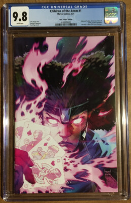 1ST CHILDREN OF THE ATOM #1 CGC 9.8 NM+/M Ngu Virgin Variant Uncanny 350 Homage