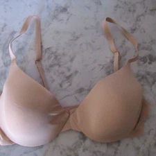 Gap Body Bra 34C Beige Tan Underwire Padded