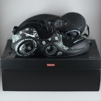 Nike Supreme Air Zoom Flight 95 Black Size 13 Men’s BRAND NEW Bandana  DJ8604-001