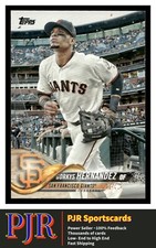 2018 Topps #592 Gorkys Hernandez San Francisco Giants  EXTRA 35% OFF 4+