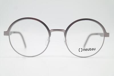 Occhiali neubau Floh n01 Argento Ovale Montatura Occhiali Nuovo