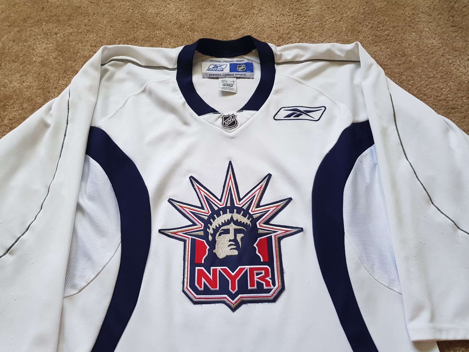 rangers white liberty jersey
