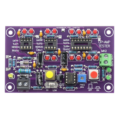 Operational Amplifier OP AMP Tester For Single Mono Dual Quad OPAMP Chip