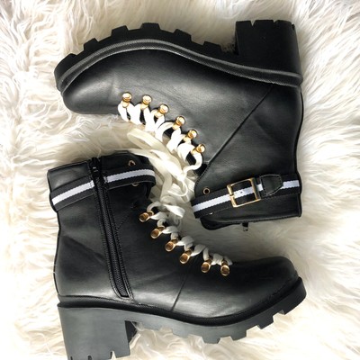 chunky commander boots