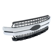 Front Bumper Grille Grill For Ford F-150 F150 2018 2019 2020 Lariat Style Chrome