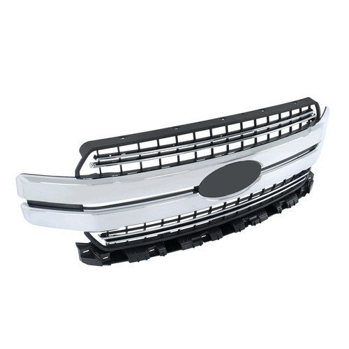 For 2018-2020 Ford F-150 F150 Platinum Lariat Style Front Bumper Upper Grille