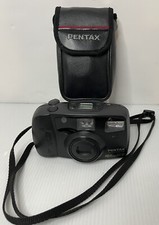 Pentax iQZoom-80e Auto Focus Point and Shoot 35mm Camera With case