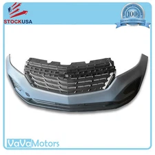 Fits 2022 2023 CHEVY Equinox LS Front Bumper Assembly Grille Fog Cover Set