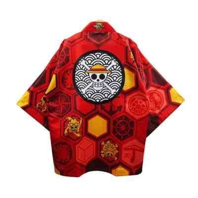 One Piece 20th Anniversary Happi Coat | Men's Free Size | Official