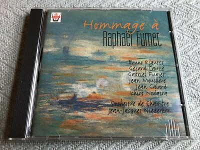 HOMAGE a' RAPHAEL  FUMET: Ange Des Bois-Lacrimosa-Ode Con by Bruno Rigutto (CD)