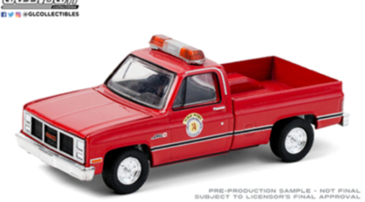 #ad #ad GL 1:64 1987 RED GMC High Sierra Arlington HeightsIllinois Public Works 30213 $12.99