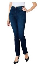 DG2 by Diane Gilman Virtual Stretch Straight-Leg Jean Indigo