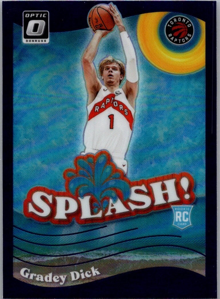 2023-24 Panini Donruss Optic Purple Prizm Splash #9 Gradey Dick (RC)