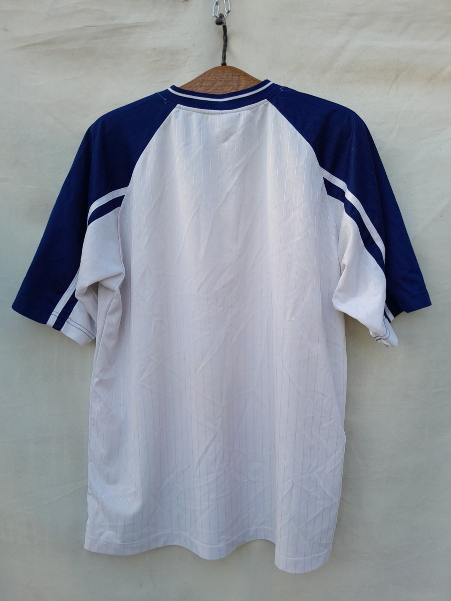 Vintage Kelme Shirt Mens Extra Large White Blue Performance