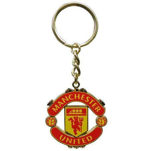 Manchester United FC Keyring Crest Design Gift Official Licensed MUFC Fan