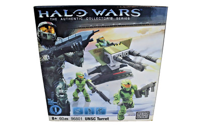 Mega Bloks Halo Wars Xbox Collector's Series UNSC Turret 96801  New Sealed